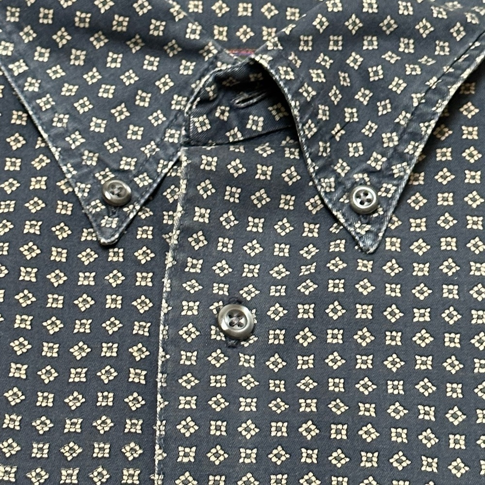 Timberland Weathergear Button Down Long Sleeve Collared Shirt Vintage worn